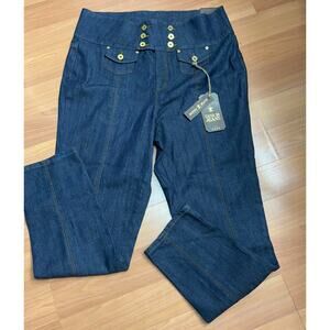 DEADSTOCK Y2K Zana Di Womens Hip Hop High Wasted Skinny Jeans Size 20